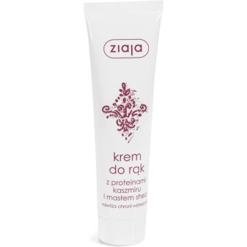Krem do rąk Ziaja 100ml z Proteinami Kaszmiru i Masłem Shea