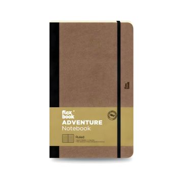 Notatnik Flexbook 13cm x 21cm Adventure w linie Camel