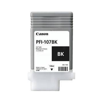 Tusz Canon PFI-107BK czarny do plotera 130 ml