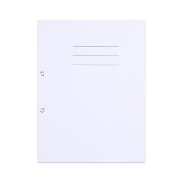 Skoroszyt OFFICE PRODUCTS kartonowy oczkowy z nadrukiem A4 250gsm biały