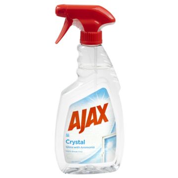 Płyn do mycia szyb AJAX Crystal z amoniakiem w sprayu z pompką 500ml