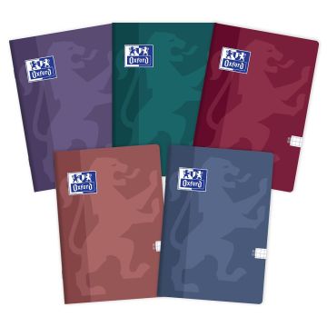 Zeszyt Oxford Touch Trend A4 w kratkę 80 kartek zestaw 5 sztuk