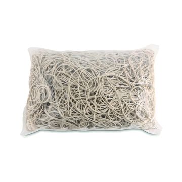 Gumki recepturki OFFICE PRODUCTS białe średnica 100mm grubość 1,3x4mm 60% kauczuku 1000g zgrzewka