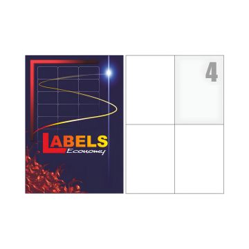 Etykiety samoprzylepne EMEKO 105x148mm, 100 arkuszy po 4 etykiety