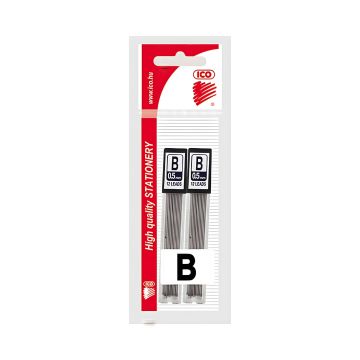 Grafit do ołówka automatycznego ICO 0,5 mm, 2x12 sztuk, zawieszka
