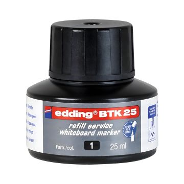 Tusz do uzupełniania markerów do tablic suchościeralnych E-BTK 25 edding czarny