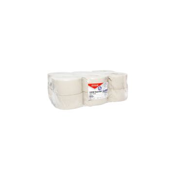 Papier toaletowy makulaturowy OFFICE PRODUCTS Jumbo jednowarstwowy 120m szary 12 sztuk