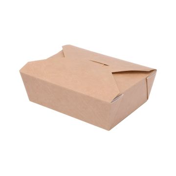 Lunch box papierowy średni 750ml 14 x 10 x 5 cm 50 sztuk do cateringu