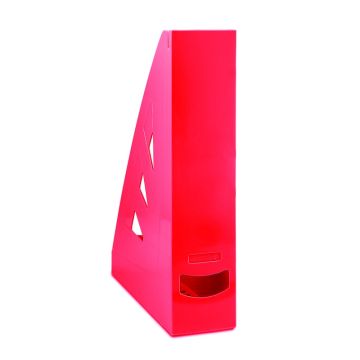 Pojemnik na dokumenty ażurowy A4 czerwony OFFICE PRODUCTS