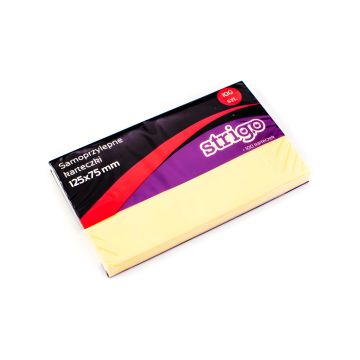 Karteczki samoprzylepne Strigo 127X75mm 100 kartek pastelowe