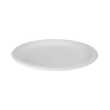 Talerz papierowy z trzciny cukrowej okrągły średnica 26 cm 50 sztuk