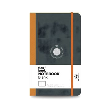 Notatnik Flexbook 13cm x 21cm gładki Medium Orange