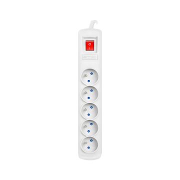 ARMAC listwa zasilająca ARC5 3m szara 5x230V przeciwzwarciowa