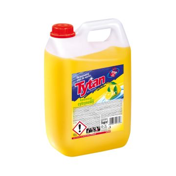 Płyn uniwersalny do czyszczenia powierzchni TYTAN aromat cytrynowy 5 litrów butelka