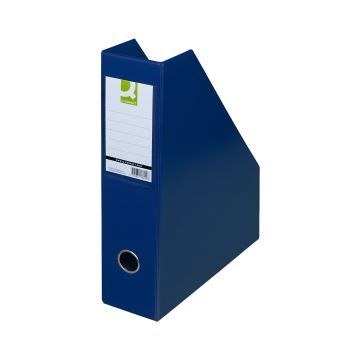 Pojemnik na dokumenty Q-CONNECT z PVC format A4 do 76 mm ciemnoniebieski