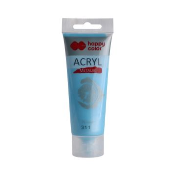 Farba akrylowa metaliczna niebieska 75 ml - 311