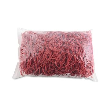 Gumki recepturki OFFICE PRODUCTS średnica 70mm grubość 1,5x1,5mm 60% kauczuku 1000g zgrzewka czerwone