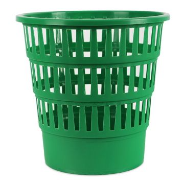 Kosz Na Śmieci Office Products, Ażurowy, 16L, Zielony