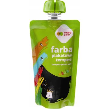 Farba Plakatowa Tempera Czarna 100ml Happy Color