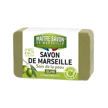 Mydło marsylskie oliwkowe naturalne 200 g do gastronomii i biur 1 sztuka