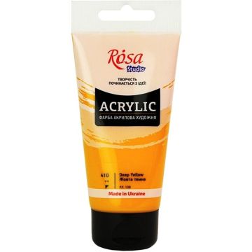 Farba Akrylowa Rosa Studio 75ml Dark Yellow 410