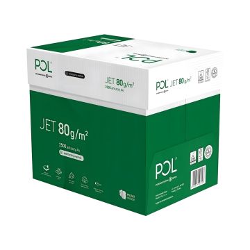 Papier ksero 80g A4 POLJET karton 5 ryz