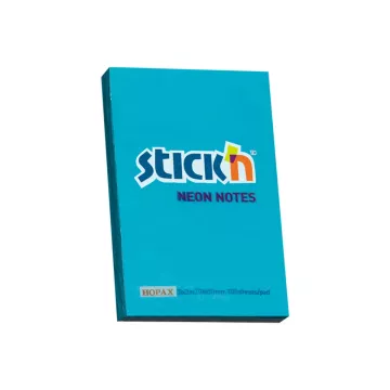 Notes samoprzylepny niebieski neon 76x51 mm