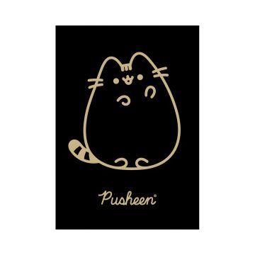 Zeszyt A5 w kratkę laminowany z motywem Pusheen 60 kartek zestaw 10 sztuk