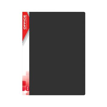 Teczka ofertowa OFFICE PRODUCTS z 40 koszulkami PP A4 850 mikronów czarna