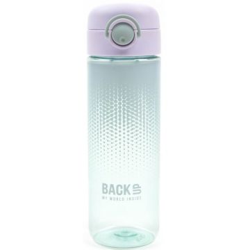 Bidon Backup 600 ml różowo-szary - butelka na wodę do biura i na eventy
