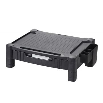 Podstawka Pod Monitor Q-Connect, 43,4X33,6Cm, Z Regulacją Wysokości, Czarna