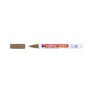 Marker kredowy Edding E-4085, pisak 1-2 mm, kolor miedziany