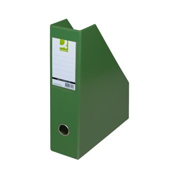 Pojemnik na dokumenty Q-CONNECT z PVC format A4 do 76 mm zielony