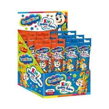 Klej Hokus-Pokus w tubie 45g display 12 sztuk - artykuły szkolne dla uczniów