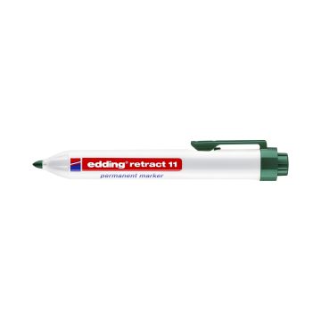 Marker permanentny automatyczny Edding E-11, 1,5-3 mm, zielony