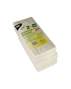 Torebka śniadaniowa papierowa biała 10+3 x 21 cm do pakowania żywności 500 szt.