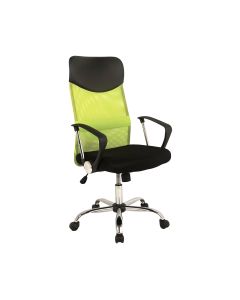 Fotel obrotowy Q 025 Signal, zielono-czarny