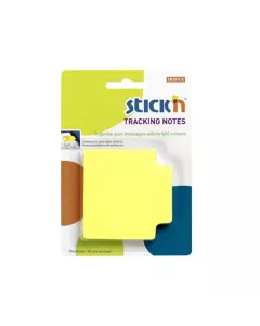 Przekładki Samoprzylepne Ż&oacute;łte Neonowe 70x70 mm 50 sztuk