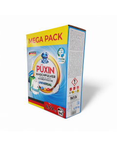Puxin proszek do prania Universal, 6,59 kg, 94 prań, niemiecki, do białych i kolorowych tkanin