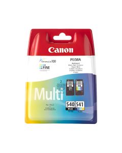 Tusz Oryginalny Canon PG‑540/CL‑541 (Zestaw: Czarny + Kolor), pojemność 8 ml.