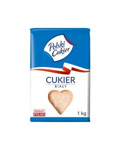 Cukier biały polski, krystaliczny, opakowanie 1 kg