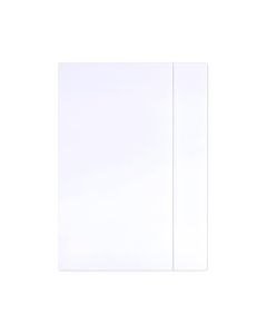 Teczka z gumką OFFICE PRODUCTS Premium kartonowa A4 350gsm biała 3-skrzydłowa