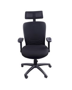 Fotel Biurowy Office Products Santorini, Czarny