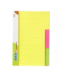 Przekładki samoprzylepne neonowe 100x150mm, 3 kolory, 60 sztuk
