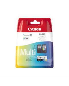 Tusz Oryginalny Canon PG‑540/CL‑541 (Zestaw: Czarny + Kolor), pojemność 8 ml.