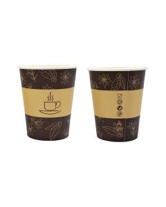 Kubek papierowy dyspersyjny 250 ml średnica 80 mm 50 sztuk do gastronomii