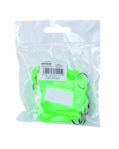 Zawieszki Na Klucze Office Products, 50X20Mm, 10Szt., Zielone