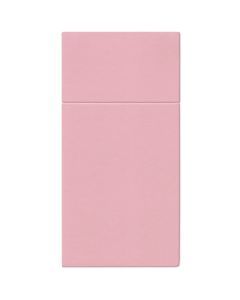 Torebki-serwetki na sztućce papierowe Premium Airlaid r&oacute;żowe 40 x 40 cm 25 szt.