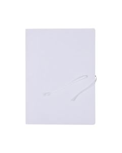 Teczka wiązana OFFICE PRODUCTS Budget Pro A4 kartonowa biała 250gsm 3-skrzydłowa