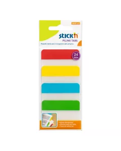 Zakładki Indeksujące Transparentne do Archiwizacji 38x51 mm 4 Kolory